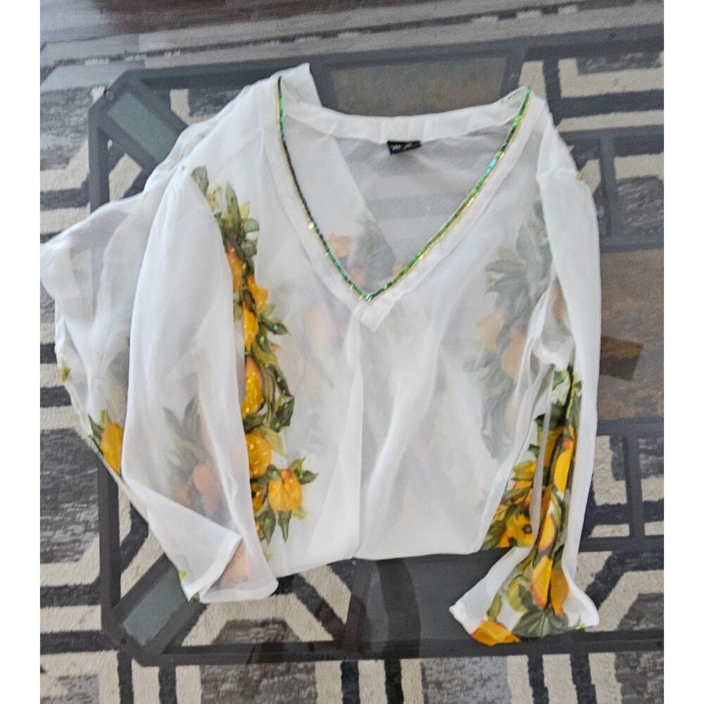 Women's Y.B Yuka Beach Cover-up Dress Size Small - Picture 6 of 7